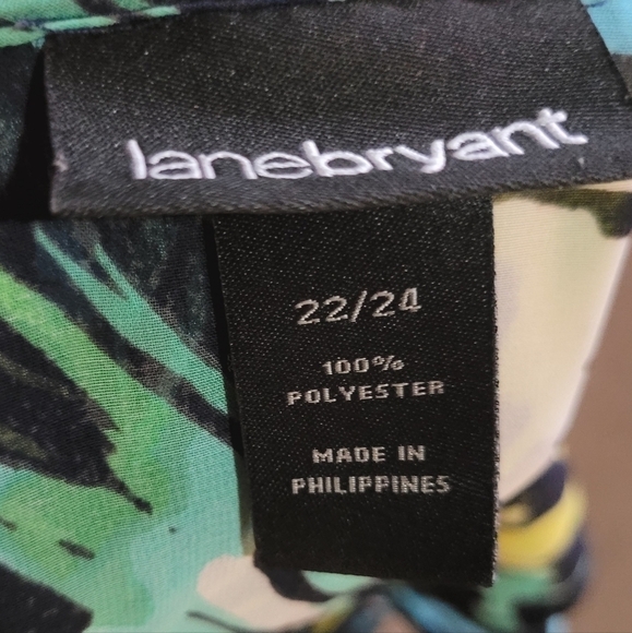 Lane Bryant 22/24 Tropical Multicolor Moo Moo Dress - Picture 2 of 4